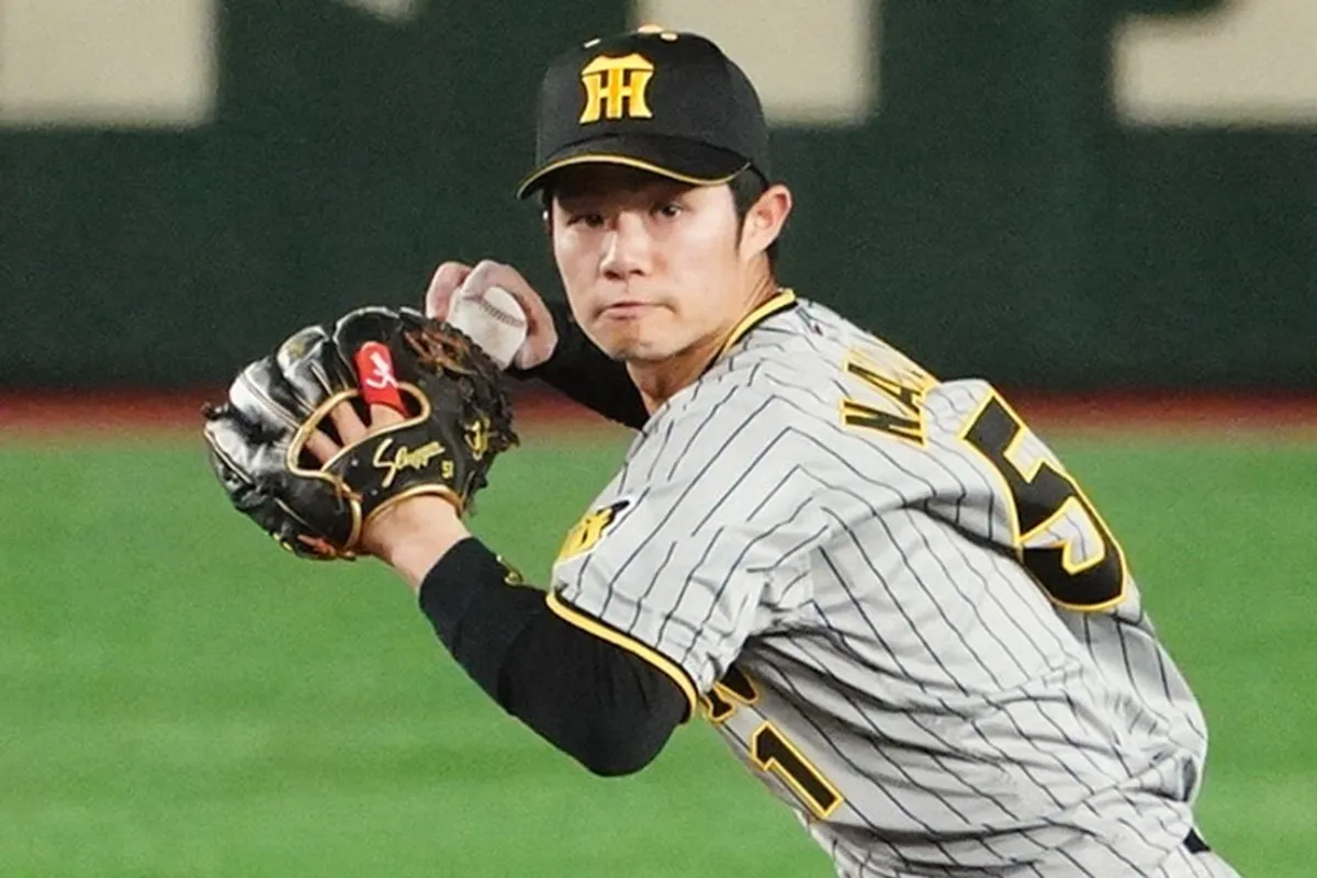 【朗報】阪神中野、最新AIで首位打者に予想される!